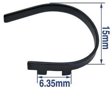 15mm (6.35mm) Click Spring