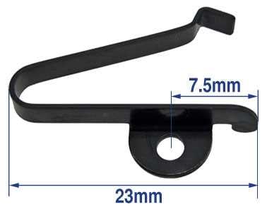 23mm Left, Outer Fixing with Tab
