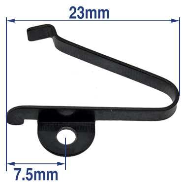 23mm Right, Outer Fixing with Tab