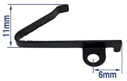 25mm Left, Outer Fixing with Tab