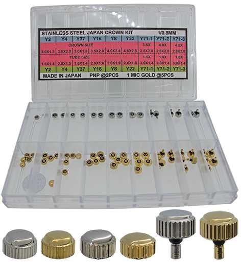 Tap 8 (Ø3.00 to Ø4.50mm x Ø1.6 & 2.0mm) SS & GP 1mic