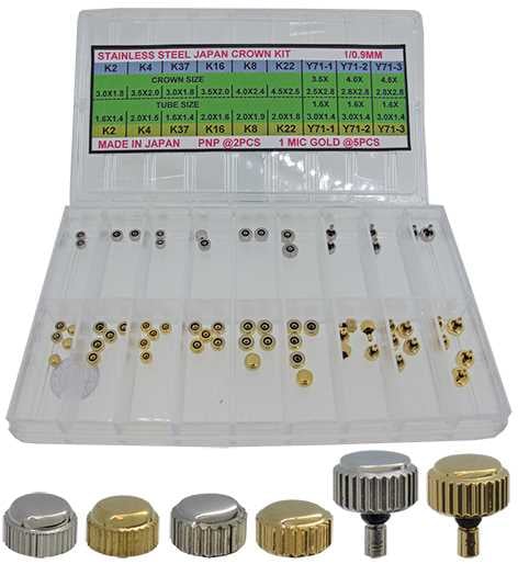 Tap 9 (Ø3.00 to Ø4.50mm x Ø1.6, 2.0, 2.5mm) SS & GP 1mic