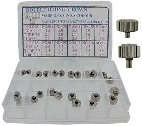 Tap 9 (Ø4.00 to Ø7.00mm x Ø2.0 & 2.5mm) SS, Double O-Ring
