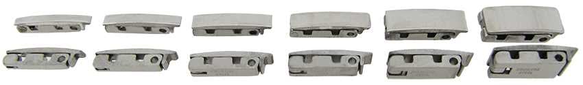 Set of 12, Stainless Steel (SS) Clasps