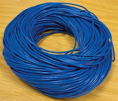 Blue (Ø2.00mm) Leather Cord