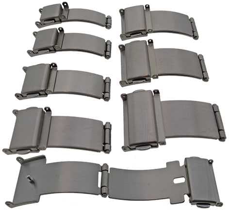 Set of 7 Clasps (Titanium)