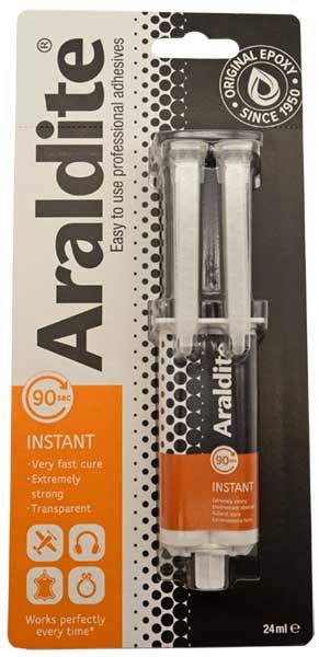 Instant (90 Seconds) Araldite Epoxy (Syringe)