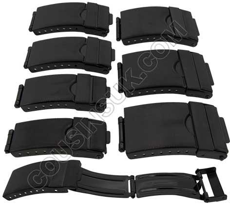 Set of 7 (12 to 22mm) Black
