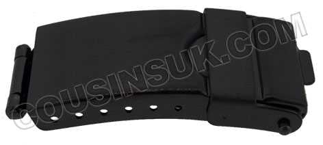 14mm (7mm) Black Clasp