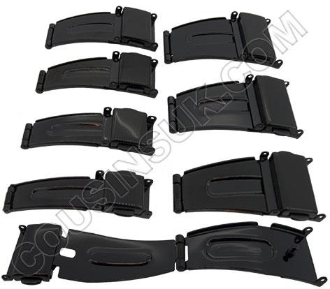 Set of 7 (10 to 22mm) Black