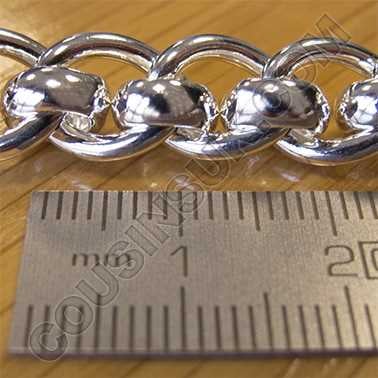 (2) Ø9.85mm, 8.5" (21.6cm, 45.1g) Rollerball, Bracelet