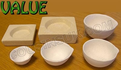 Crucibles (Square & Dish) - Value