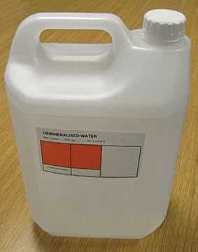 De-Mineralised Water, 5 litres