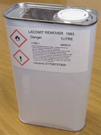1 Litre Lacomit Remover