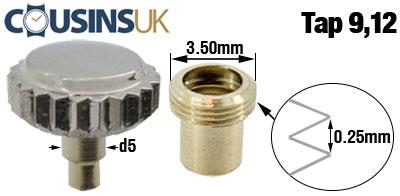 SS: Ø3.50 x 0.25mm Thread