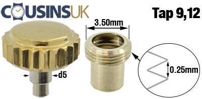 GP: Ø3.50 x 0.25mm Thread