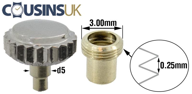 9 x Ø3.50mm (Ø3.0 x 1.9mm) SS