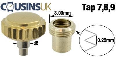GP: Ø3.00 x 0.25mm Thread