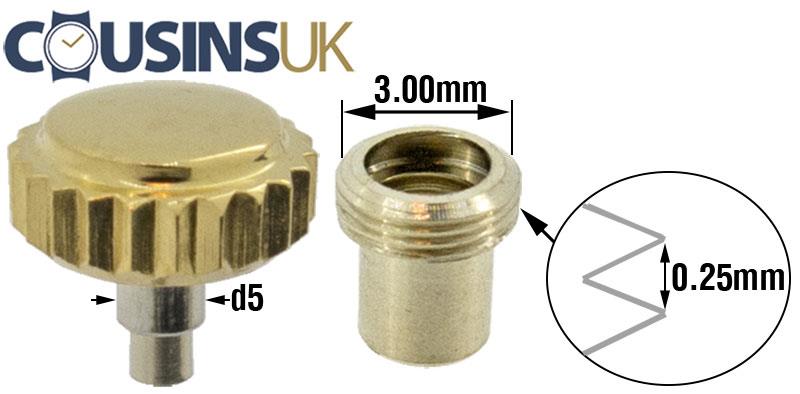 9 x Ø7.00mm (Ø3.0 x 2.0mm) GP, *3.80mm