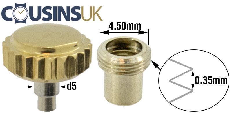 9 x Ø5.50mm (Ø4.5 x 2.6mm) GP