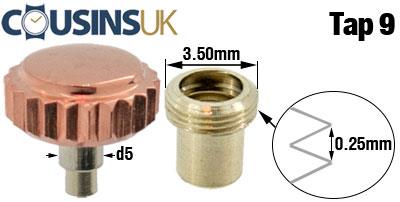 RGP: Ø3.50 x 0.25mm Thread