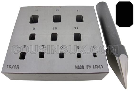 4 x 2.8mm to 14 x 10mm with 17 Degree Punch