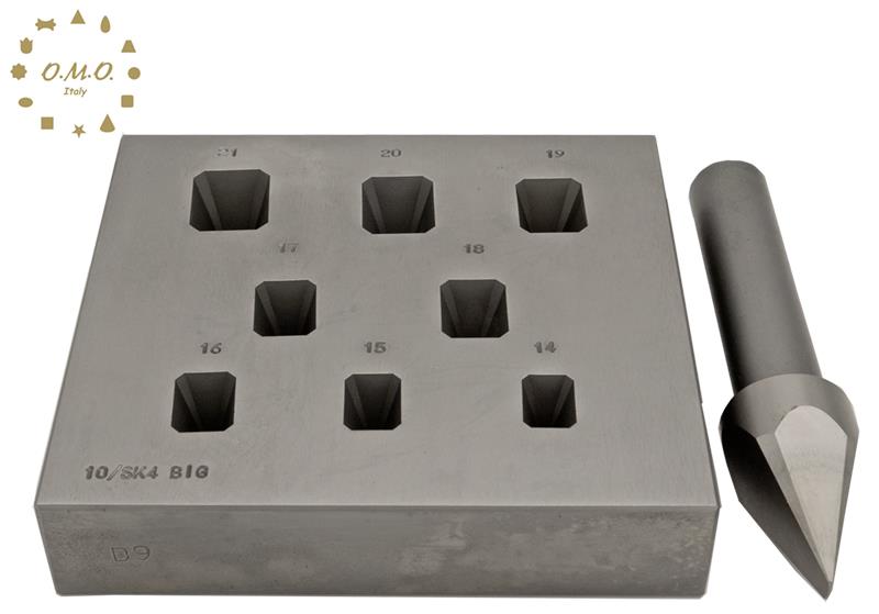 14 x 9mm to to 21 x 14 with 17 Degree Punch