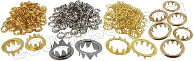 Keyhole Grommets, Round