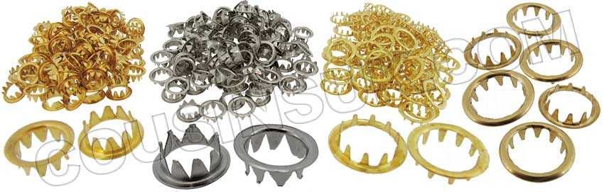 Keyhole Grommets, Round