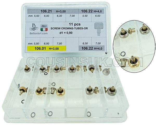Tap 9 (Ø5.50 to Ø7.00mm x Ø4.5 & 2.7mm) SS & GP 3mic, Rolex Models