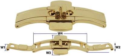 Butterfly, Spring Release (Ladies Sizes), Gold Plated