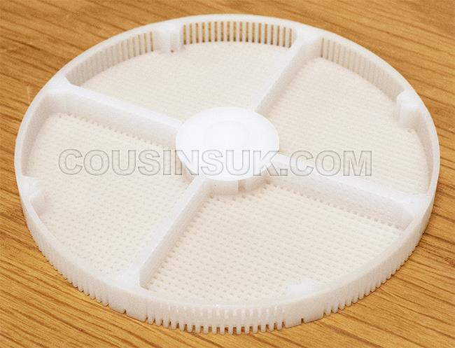 Tray (4 Section) Ø80mm, Greiner 15882, Plastic