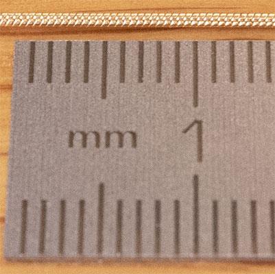 (1) Ø0.85mm, 18" (45cm, 2.6g) Snake