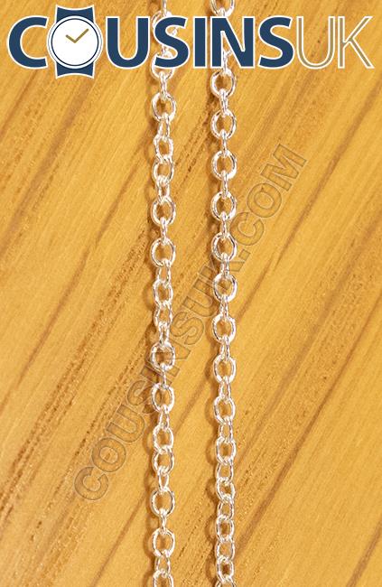 Silver, Ø2.00mm Trace Chain, 18 Inch (45cm)