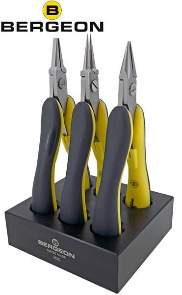 Bergeon (Set of 3, 130mm), Pliers (Smooth) Smart Grip