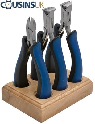 3 Cutters on Stand with Ergonomic Grip