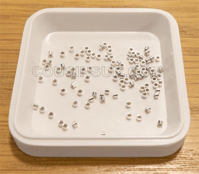 Sterling Silver, Ø0.80 x 1.00mm