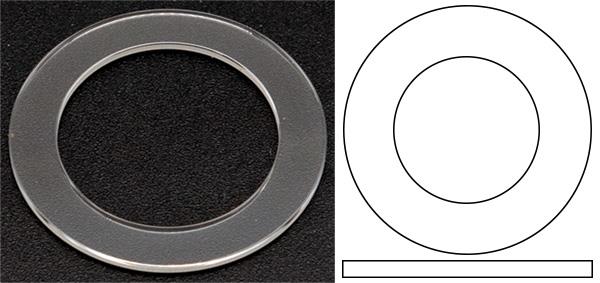 Ø21.65mm (Round x T1.00mm) Chopard Happy Diamonds (Bevel 0.10)