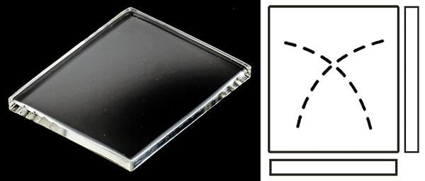 13.10mm x 10.70mm (H1.40mm x T1.00mm) Cartier Tank