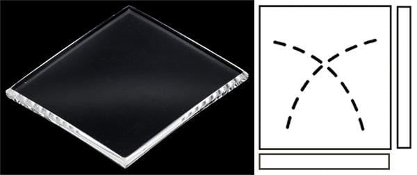 16.70mm x 14.70mm (H1.80mm x T1.00mm) Cartier