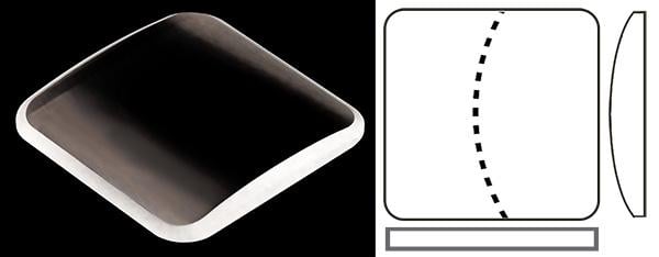 30.60mm x 30.60mm (H3.05mm x T1.50mm) Cartier Santos