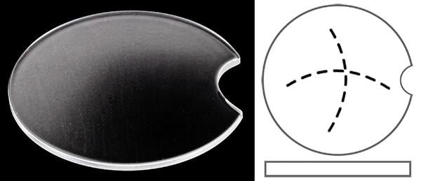 Ø25.40mm (H2.60mm x T1.10mm) Cartier Ballon Bleu