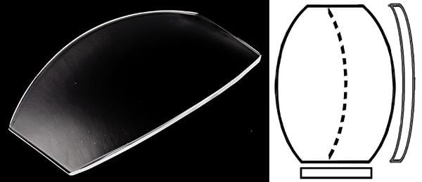 34.70mm x 21.20mm (H5.40mm x T1.00mm) Cartier Tonneau