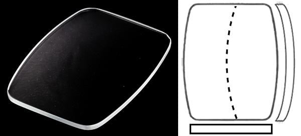26.50mm x 18.90mm (H2.00mm x T1.05mm) Cartier