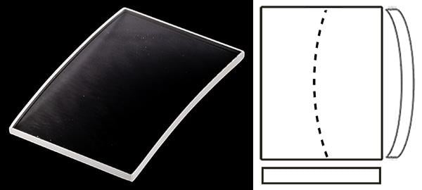 25.40mm x 16.45mm (H2.30mm x T1.10mm) Cartier