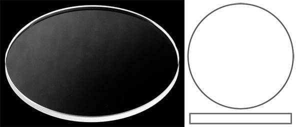 Ø26.40mm (Case Back Crystal) Cartier Drive de Cartier