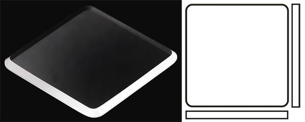 18.50mm x 18.50mm (T1.15mm) Cartier Panther de Cartier