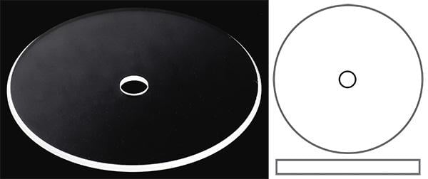Ø18.30mm (T0.40mm, Centre Hole) Cartier