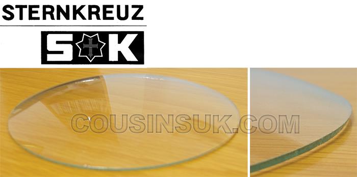Mineral Glass (Rough Edge) Convex Clock Glasses