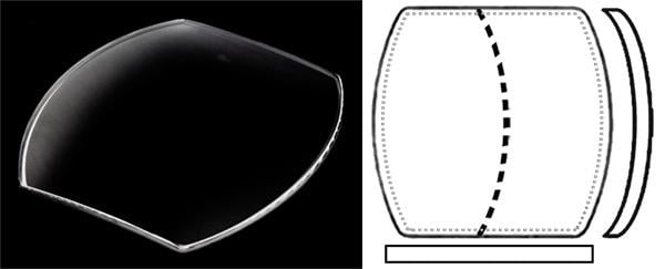 32.20mm x 30.50mm (H2.70mm x T1.10mm) Chopard L.U.C. (Silver)